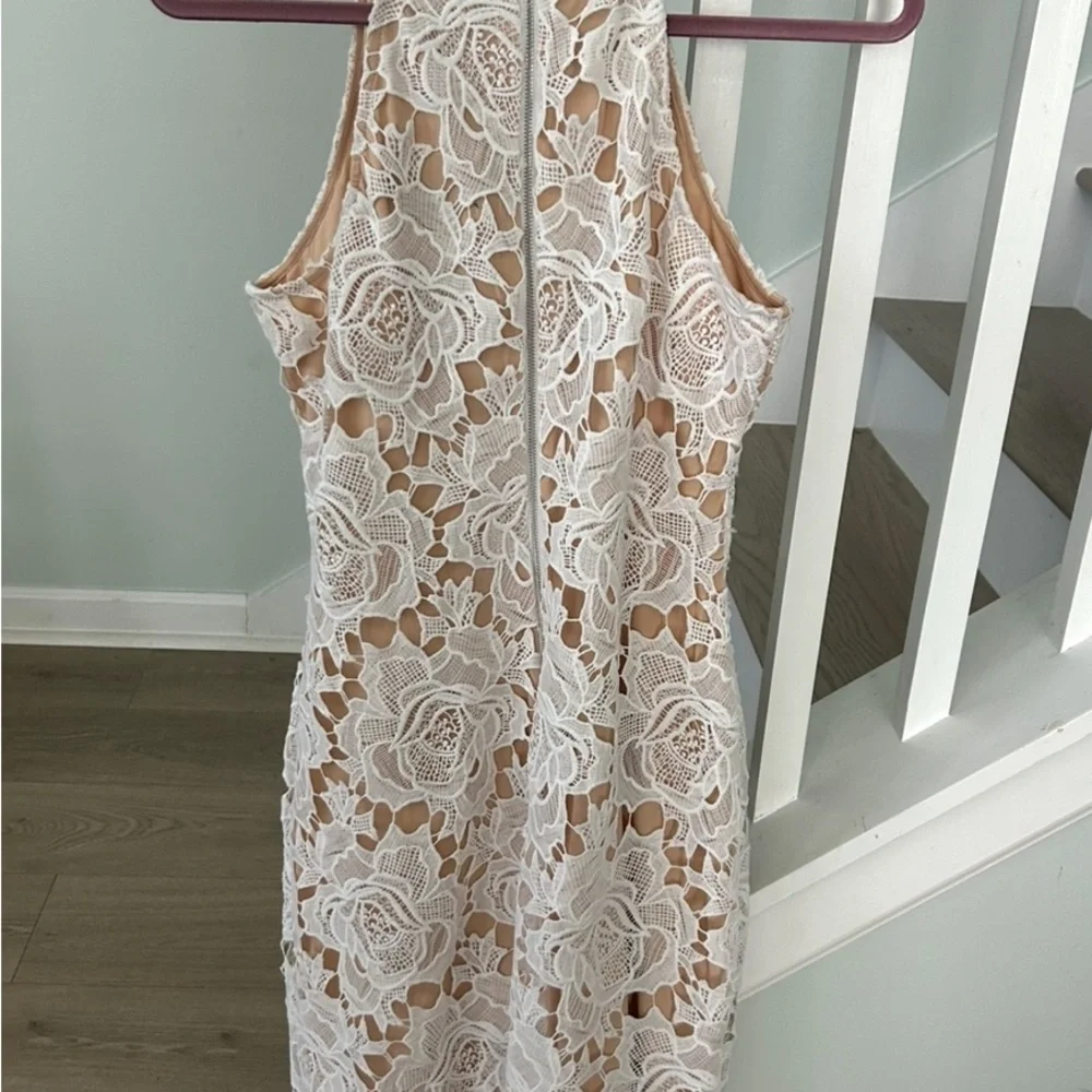 Lulu's Ivory Lace Dress - Picture 2 of 3